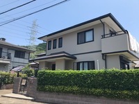 5/29完成です。筑紫野市吉木・E様邸　外壁塗装・屋根塗装工事