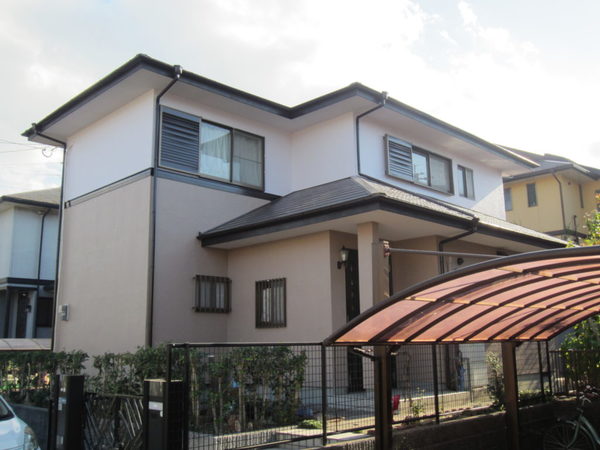 10/28完成です。筑紫野市美しが丘南・T様邸　外壁塗装・屋根塗装工事