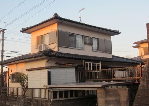 2/14完成です。筑紫野市筑紫・O様邸　屋根塗装工事