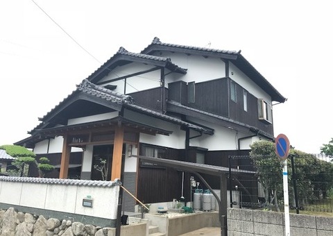 福岡県太宰府市水城・K様邸　外壁塗装工事　5/2完成です。