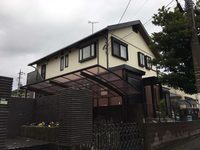 2月28日完成です。福岡市東区高美台・H様邸　外壁塗装・屋根塗装工事