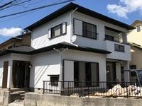 8月18日完成です。福岡市東区香椎・H様邸　外壁塗装工事