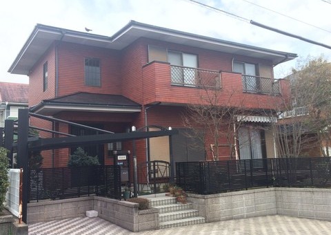 福岡県筑紫野市光が丘・M様邸　屋根塗装工事　2月5日完成です。