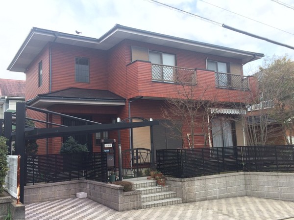 2月5日完成です。筑紫野市・M様邸　外壁塗装・屋根塗装工事
