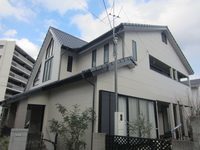 1/31完成です。筑紫野市二日市中央・K様邸　外壁塗装・屋根塗装工事