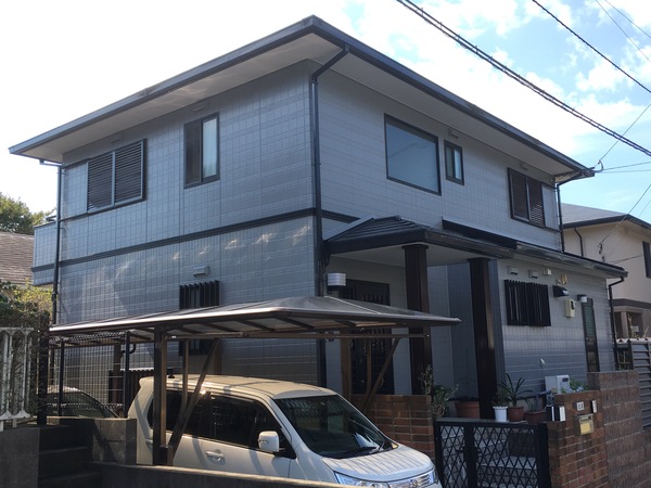 10/1完成です。筑紫野市吉木・Ｔ様邸　外壁塗装・屋根塗装工事