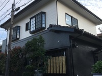 10/4完成です。筑紫野市阿志岐・Ｎ様邸　外壁塗装工事