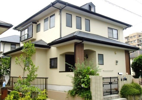 福岡県筑紫野市筑紫駅前通・K様邸　外壁塗装・屋根塗装工事　5/20完成です。【ホームページより】