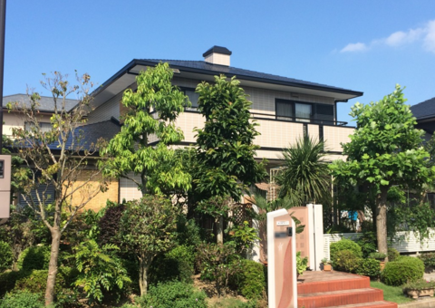 福岡県筑紫野市美しが丘南・I様邸　外壁塗装・屋根塗装工事　7月28日完成です。