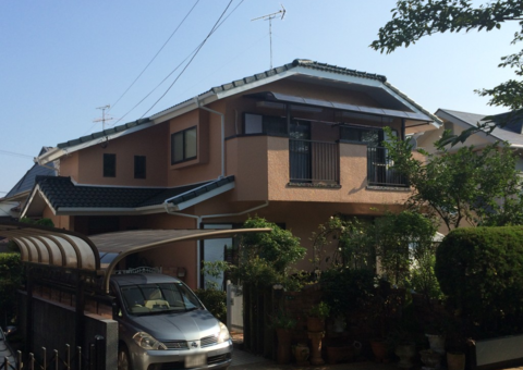 福岡県太宰府市大佐野・S様邸　外壁塗装・屋根塗装工事　7月31日完成です。