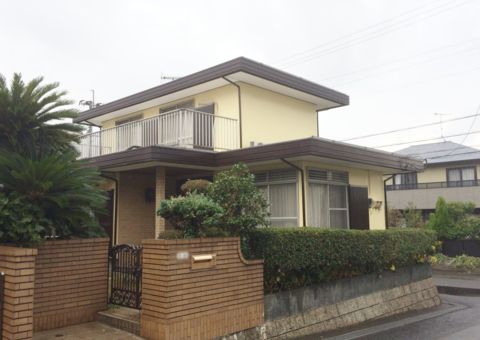 福岡県筑紫野市筑紫・Y様邸　外壁塗装工事　10月27日完成です。