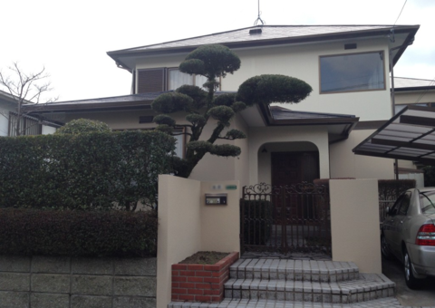 福岡県筑紫野市針摺・G様邸　外壁塗装・屋根塗装工事　2月25日完成です。