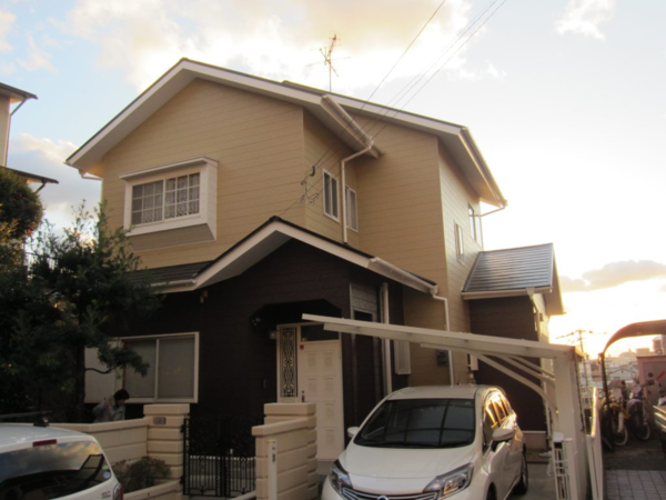 12/30完成です。東区松島・M様邸　外壁塗装・屋根塗装工事