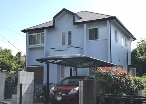 福岡県福岡市東区松崎・Y様邸　外壁塗装・屋根塗装工事　5/12完成です。