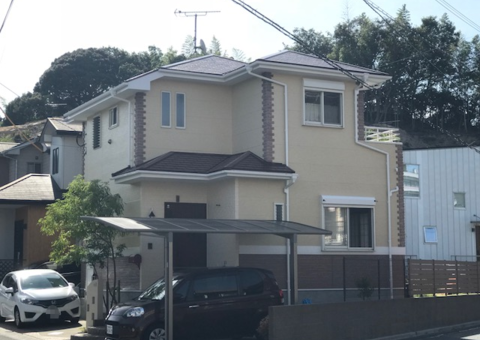 福岡県大野城市旭ヶ丘・O様邸　外壁塗装・屋根塗装工事　