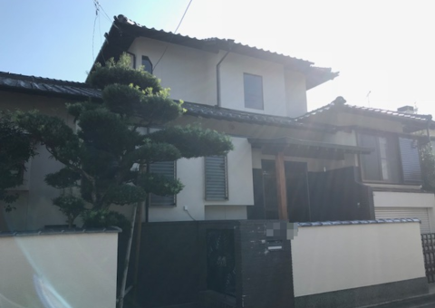 福岡県太宰府市朱雀・N様邸　外壁塗装工事　9/28完成です。