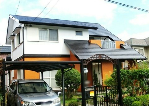 福岡県筑紫野市光が丘・M様邸　外壁塗装・屋根塗装工事　10月2日完成です。