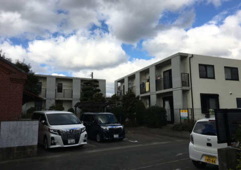 12/20完成です。福岡市東区土井・パルコート土井様　外壁塗装工事