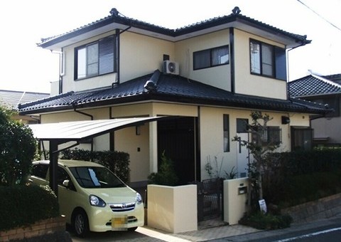 福岡県太宰府市水城・S様邸　外壁塗装工事　2月28日完了です。