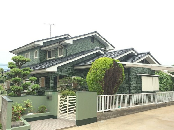 5月13日完成です。宇美町明神坂・S様邸　外壁塗装工事