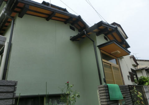 福岡県糟屋郡宇美町貴船・E様邸　外壁塗装工事　7/27完成です。【ホームページより】