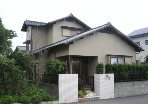 福岡県筑前町・D様邸　外壁塗装工事　12/5完成です。