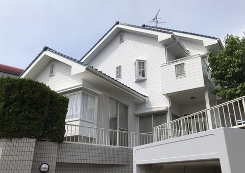 福岡県福岡市東区香椎駅東・K様邸　外壁塗装工事　5/28完成です。【チラシより】