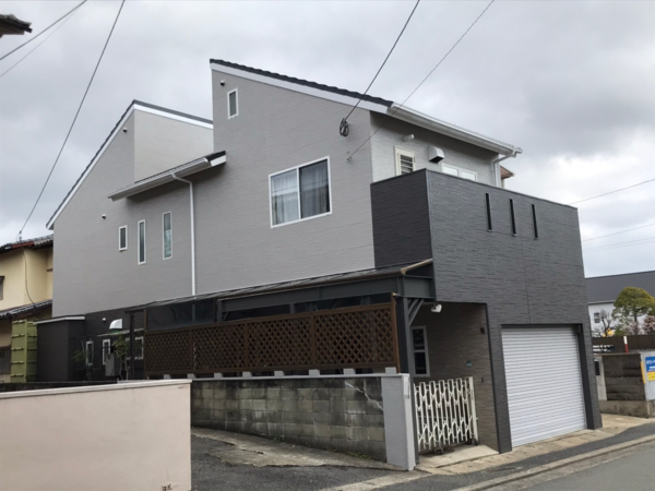 福岡市東区若宮・W様邸　外壁塗装・屋根塗装工事　1/19着工です。