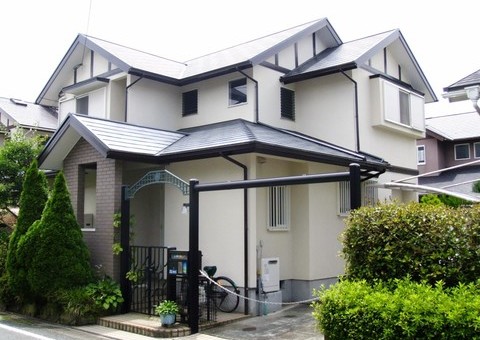 福岡県筑紫野市光が丘・F様邸　外壁塗装・屋根塗装工事　9/10完成です。【ホームページより】