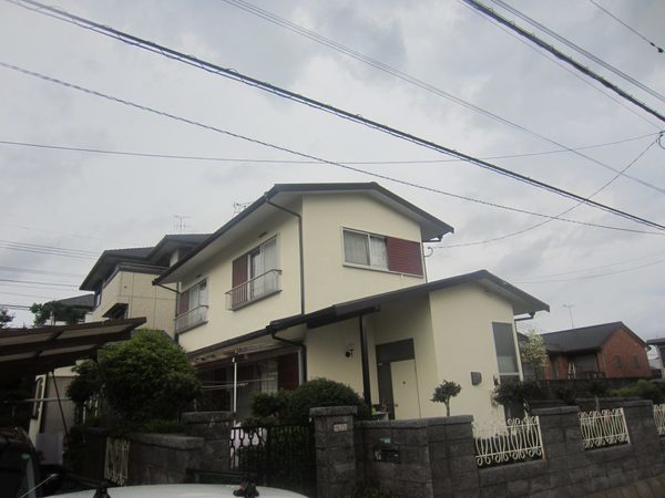 4/5完成です。福岡市西区野方・T様邸　外壁塗装・屋根塗装工事