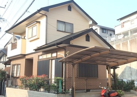 福岡県筑紫野市塔原西・S様邸　外壁塗装・屋根塗装工事　10月20日完成です。