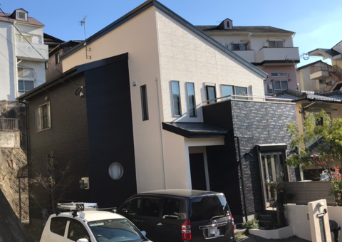福岡県福岡市東区多々良・Ｓ様邸　外壁塗装・屋根塗装工事　12/5完成です。【ホームページより】