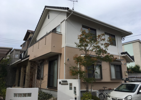 福岡県大野城市下大利・M様邸　外壁塗装工事　12/10完成です。【ホームページより】