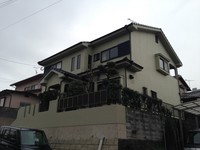 2月20日完成です。太宰府市高雄・A様邸　外壁塗装・屋根塗装工事