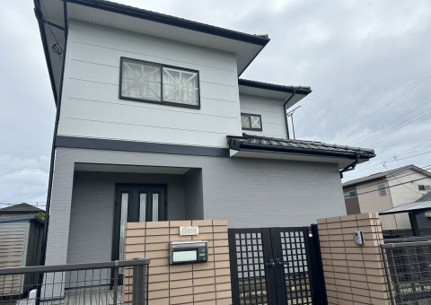 福岡県朝倉郡筑前町山隈のU様邸でエシカルプロクールFを使用した外壁塗装を行いました。11/2完成です。【HPより】