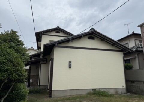 福岡県福岡市早良区南庄のA様邸で外壁の色あせや汚れに対応する外壁塗装工事を行いました。6/12完成です。【HPより】