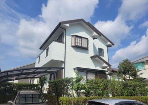 外壁に毛虫が大量発生！？太宰府市観世音寺・U様邸での防虫対策と塗装のご相談