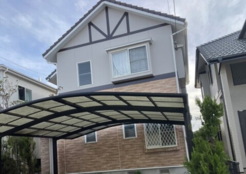 福岡県春日市大谷のK様邸で外壁のチョーキングやシーリング劣化を補修する外壁塗装と下地処理工事を行いました。2025年10月28日完成です。【HPより】